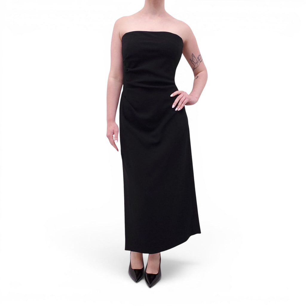 PROENZA SCHOULER BLACK BUSTIER DRESS - SIZE 8