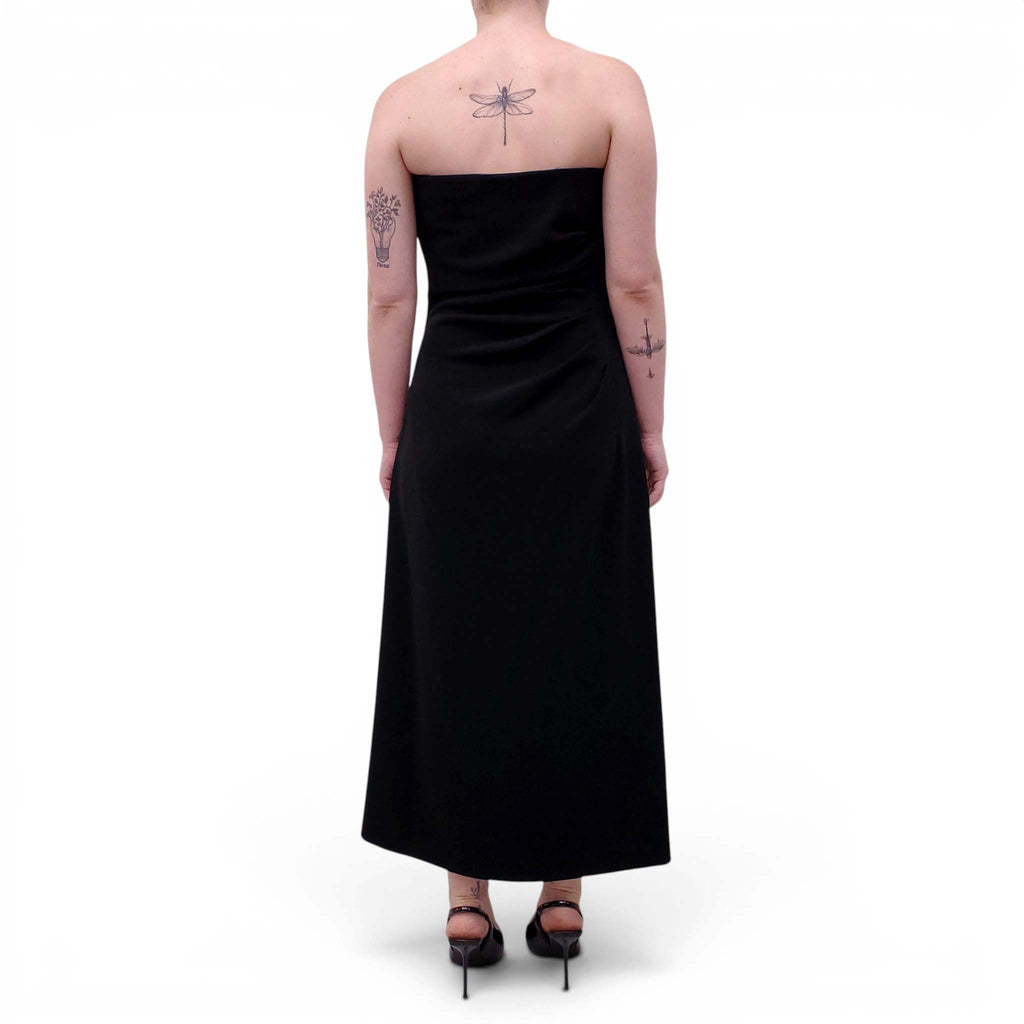 PROENZA SCHOULER BLACK BUSTIER DRESS - SIZE 8
