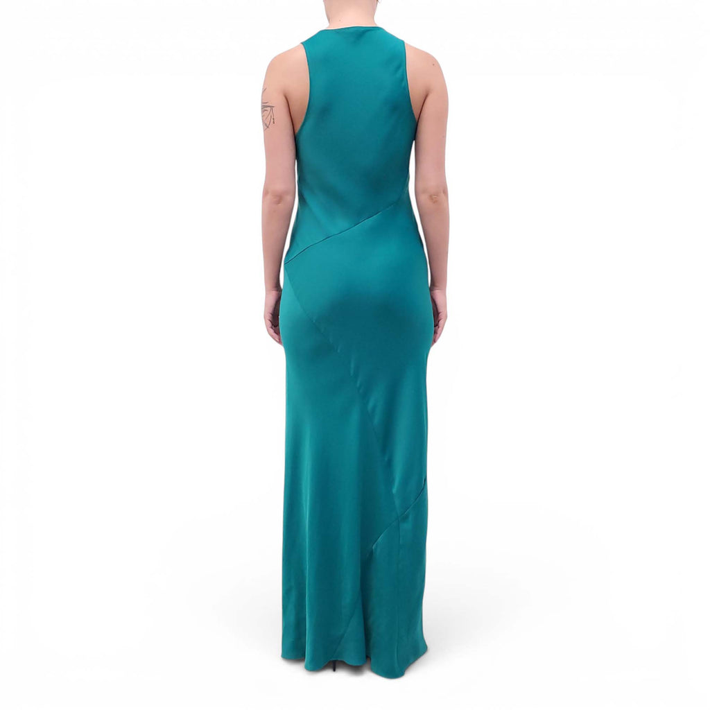 RAG & BONE GREEN MAXI DRESS - SIZE 8