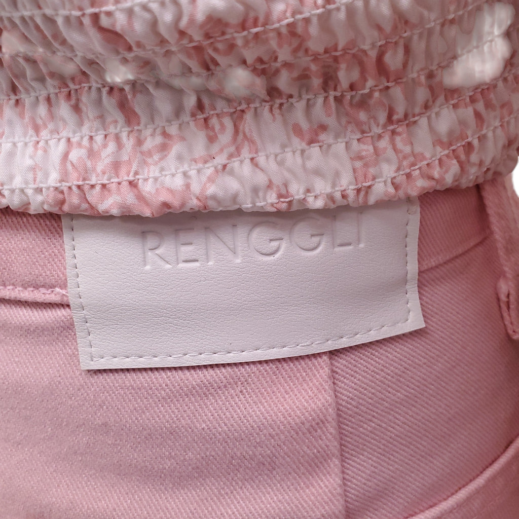 RENGGLI PINK SLIM-FIT WORK PANTS - SIZE 25