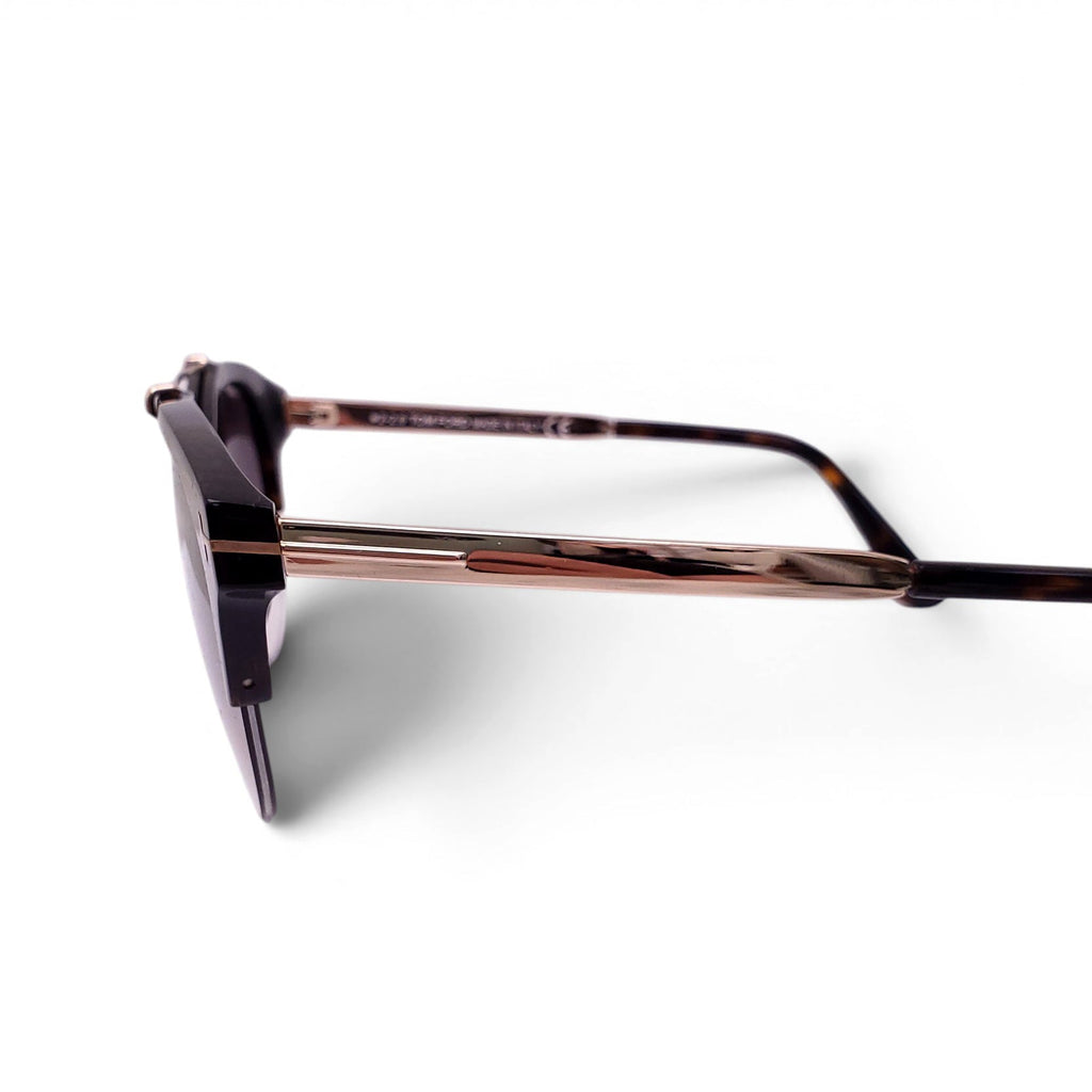 TOM FORD TORTOISE SHELL AND GOLD OMBRE LENS SUNGLASSES