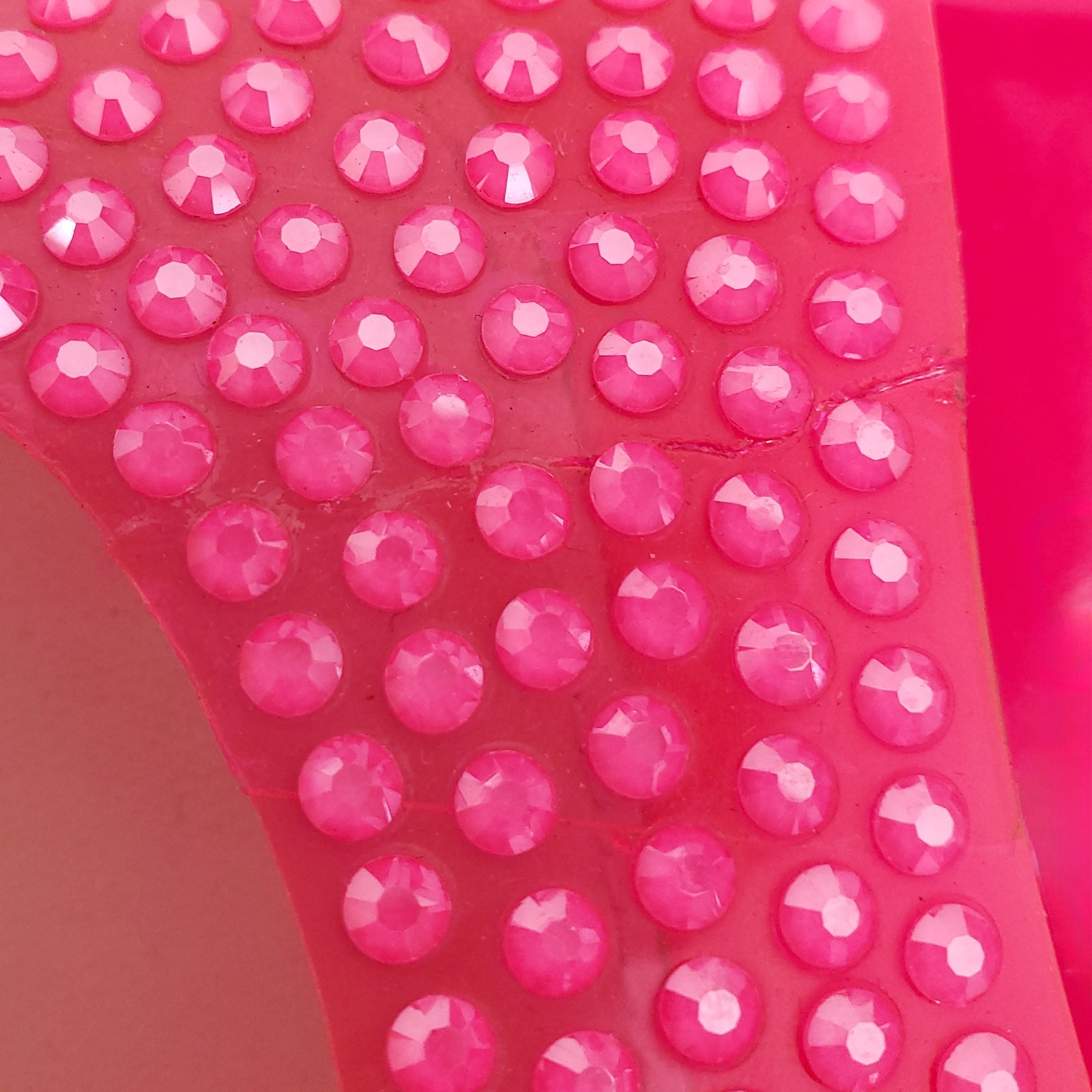 MACH & MACH FUCHSIA CRYSTAL LUCITE HEELS - SIZE 40