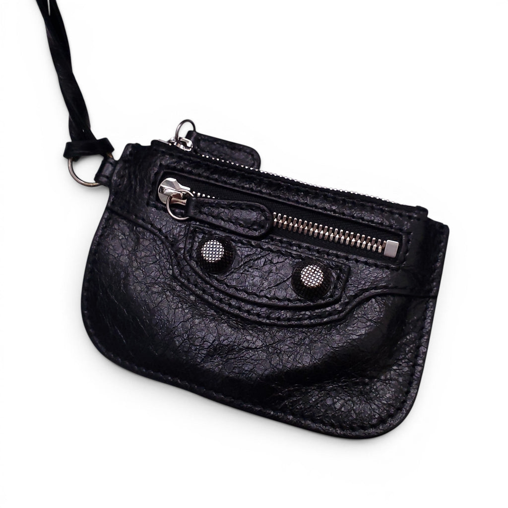 BALENCIAGA SMALL BLACK CAGOLE SHOULDER BAG