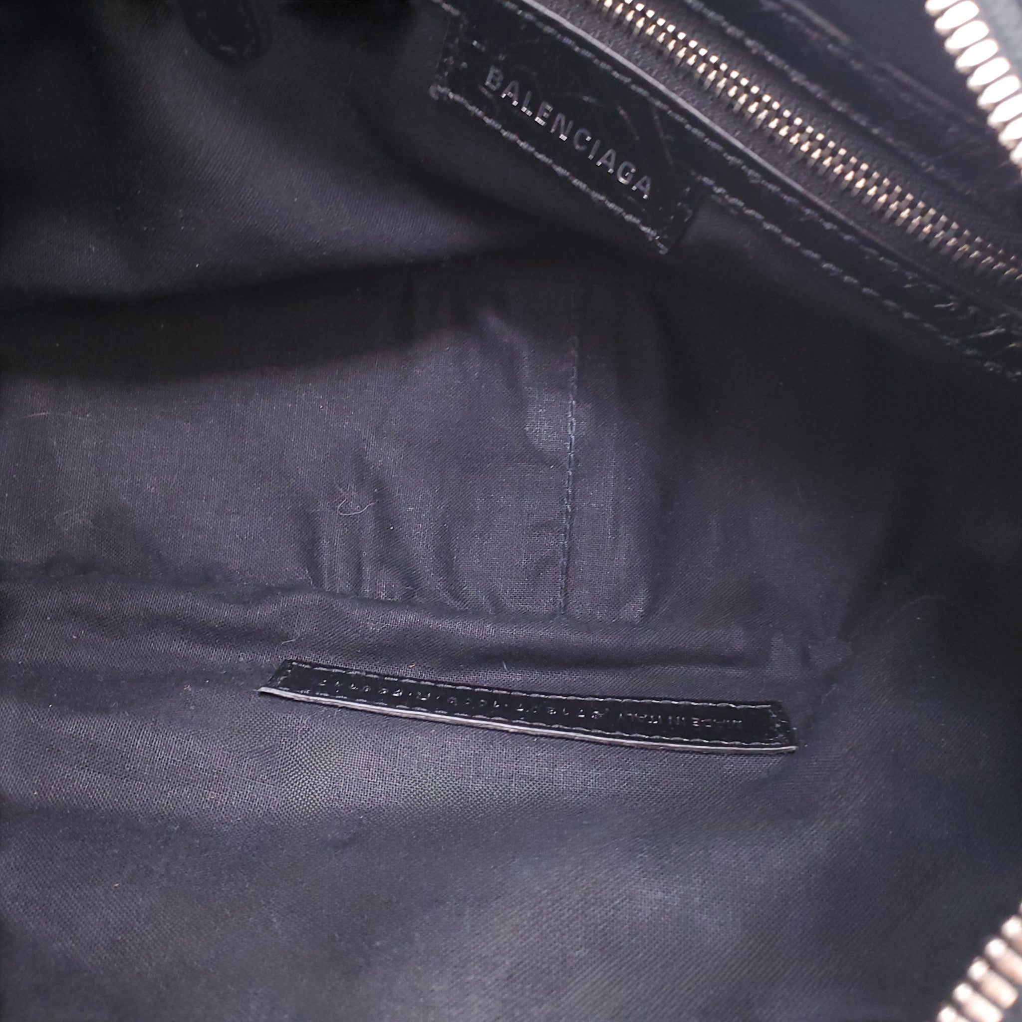 BALENCIAGA SMALL BLACK CAGOLE SHOULDER BAG