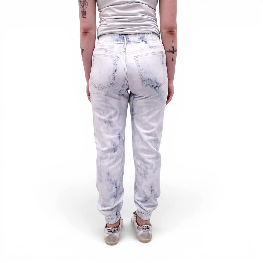 RAG & BONE LIGHT WASH OASIS MIRAMAR JOGGER PANTS - SIZE XS