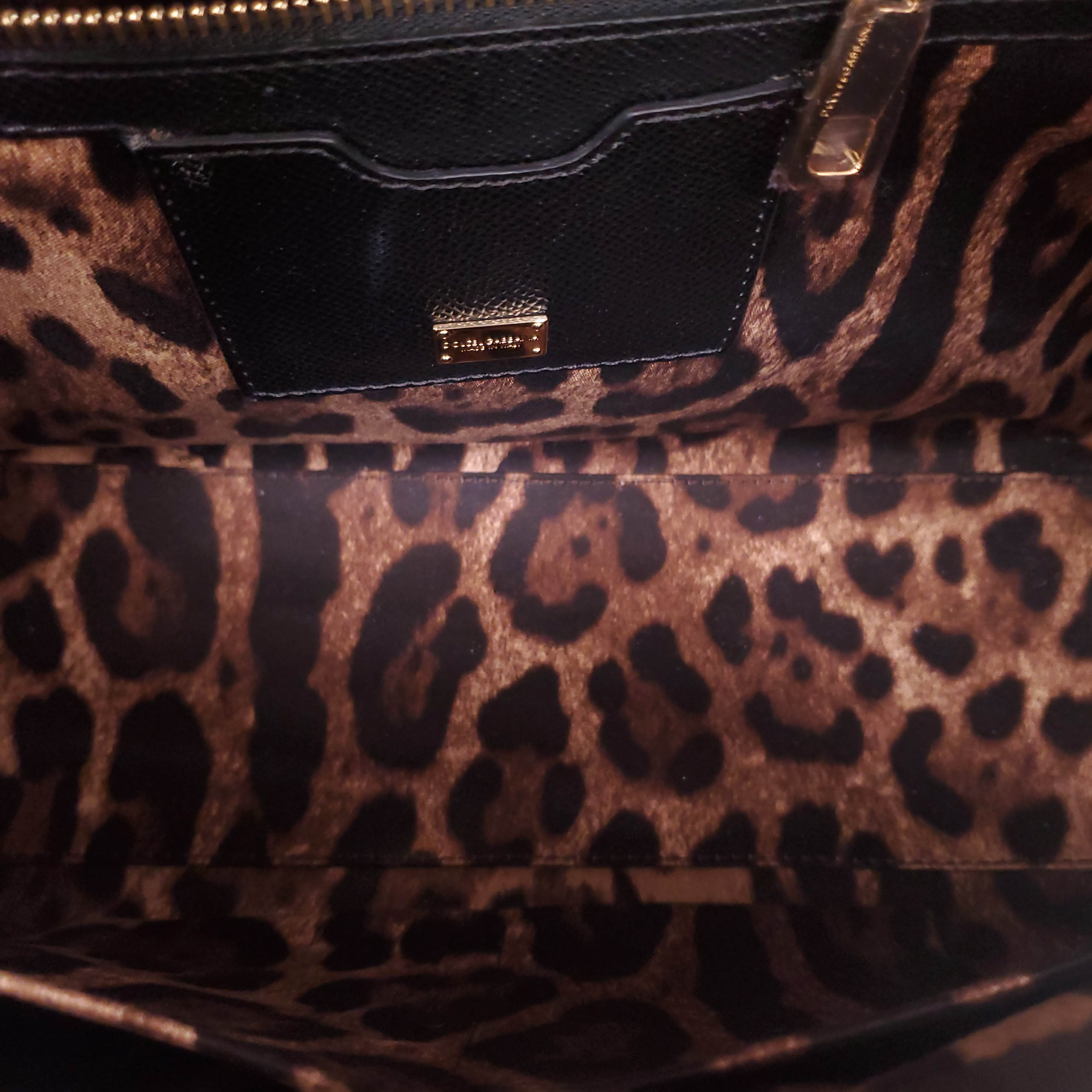 DOLCE & GABBANA BLACK SICILY BAG