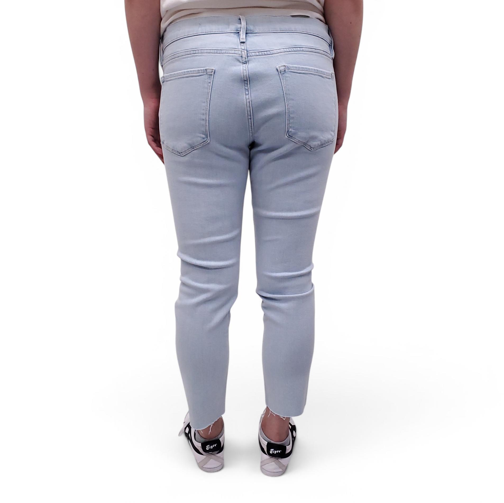 FRAME LIGHT WASH ‘LE GARÇON’ JEANS - SIZE 30