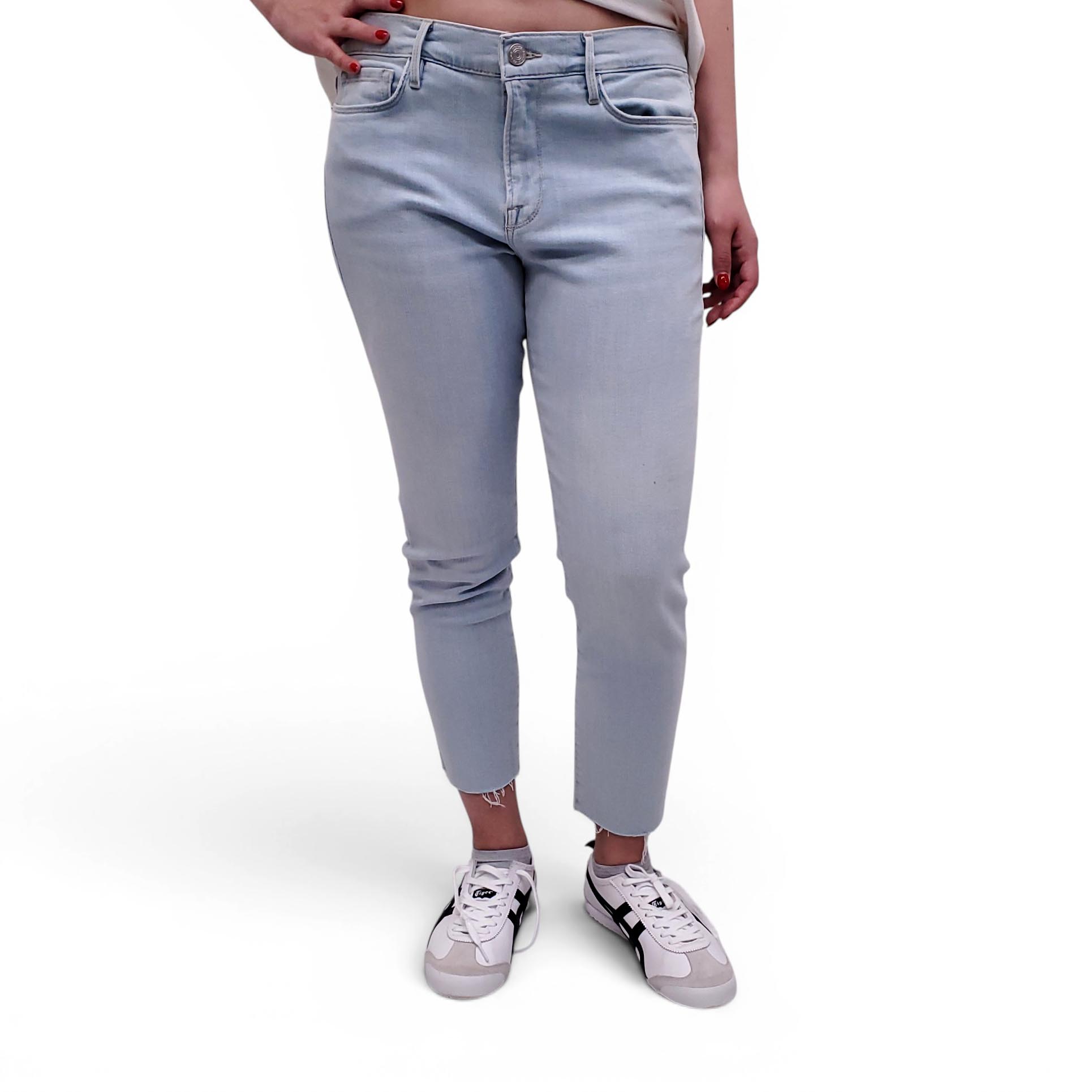 FRAME LIGHT WASH ‘LE GARÇON’ JEANS - SIZE 30
