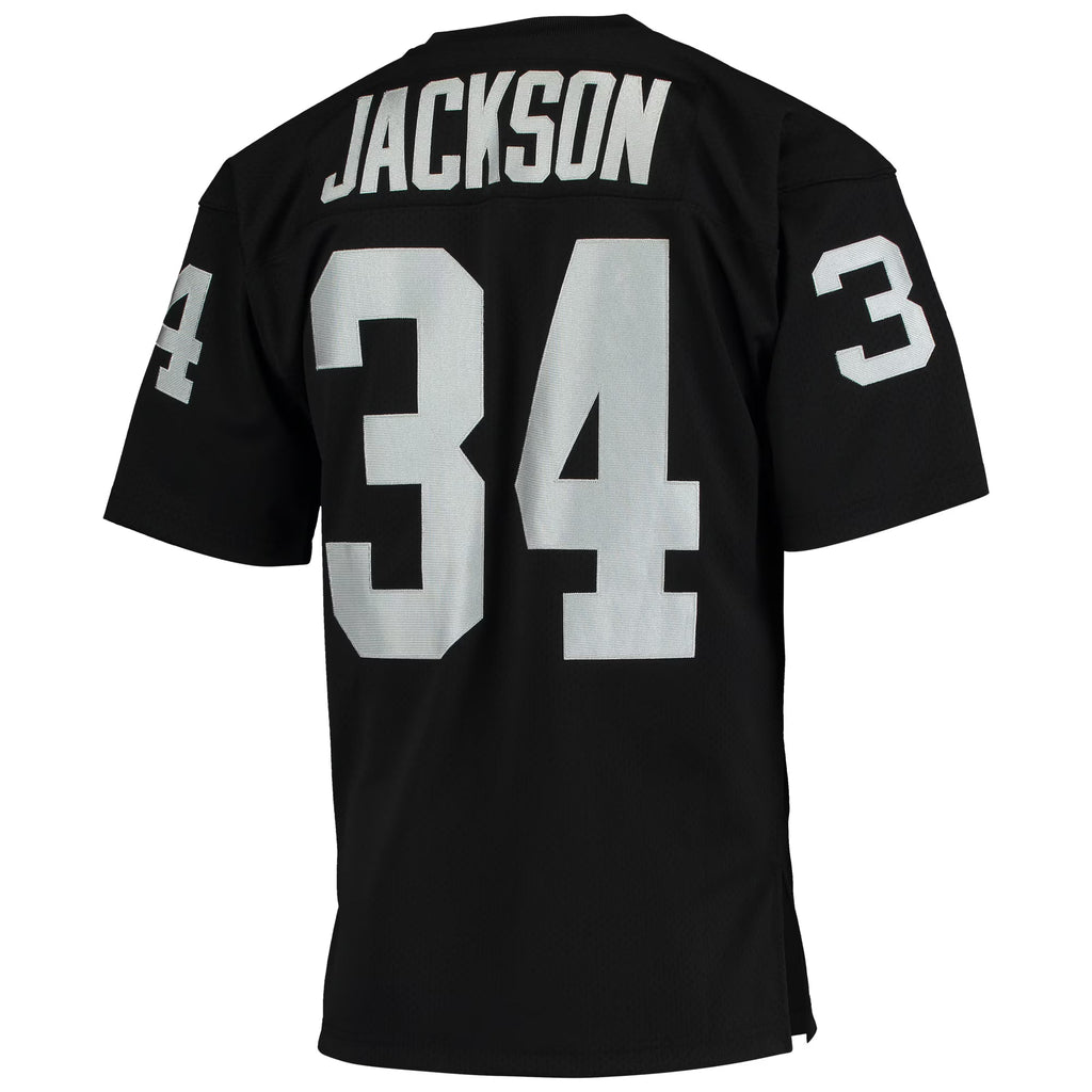 Las Vegas Raiders 1990 Bo Jackson Mitchell & Ness Black Authentic Throwback Retired Player Jersey