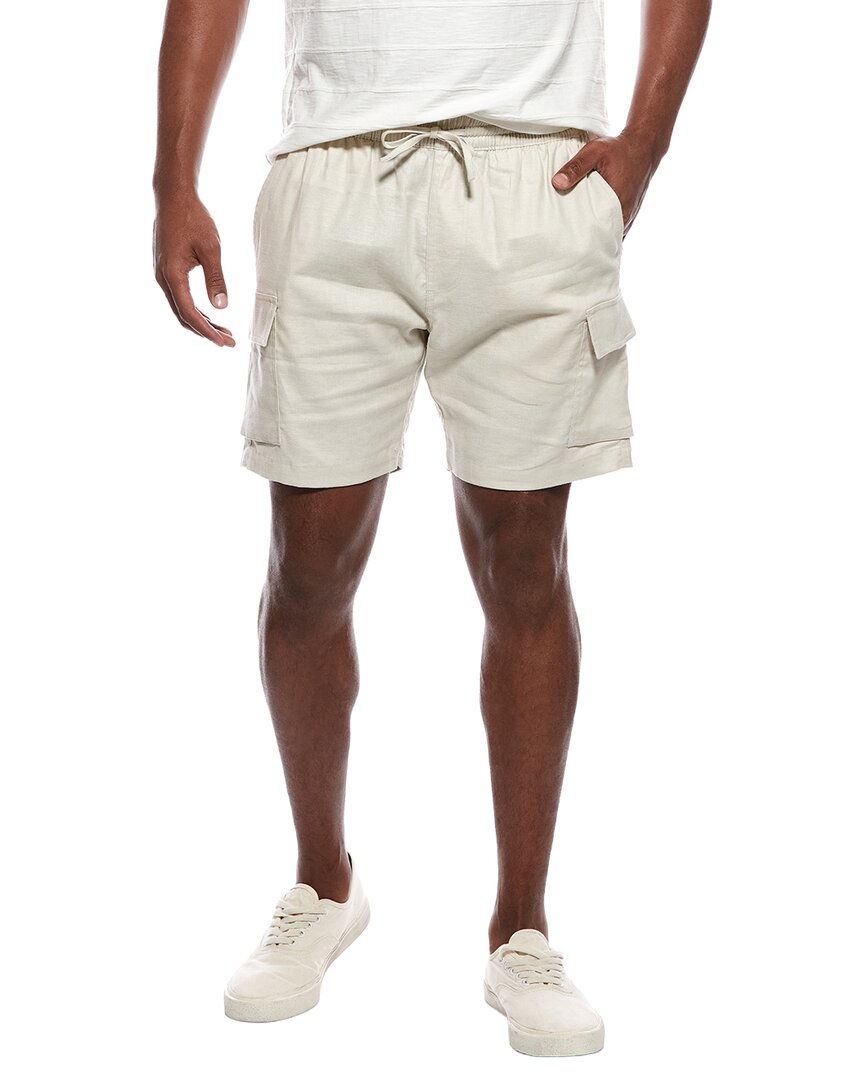 Onia Stretch Linen-Blend Cargo Short