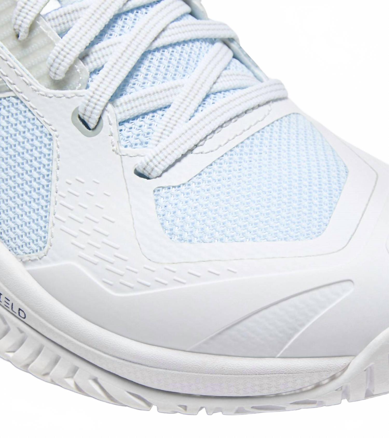 Women's Blushield Torneo 3 All Ground Shoe In White/silver