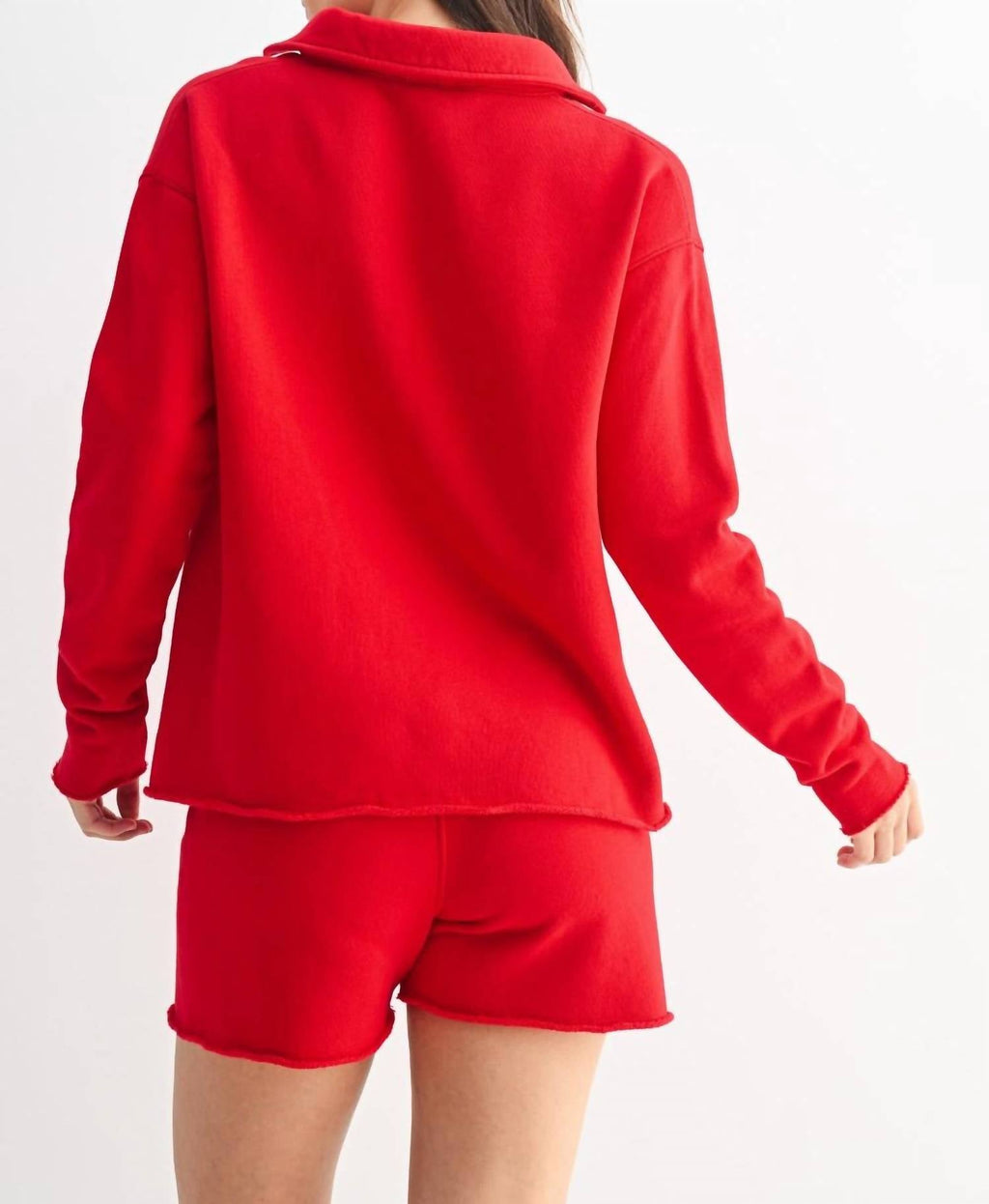 Women's Malibu Vintage Henley Top In Red