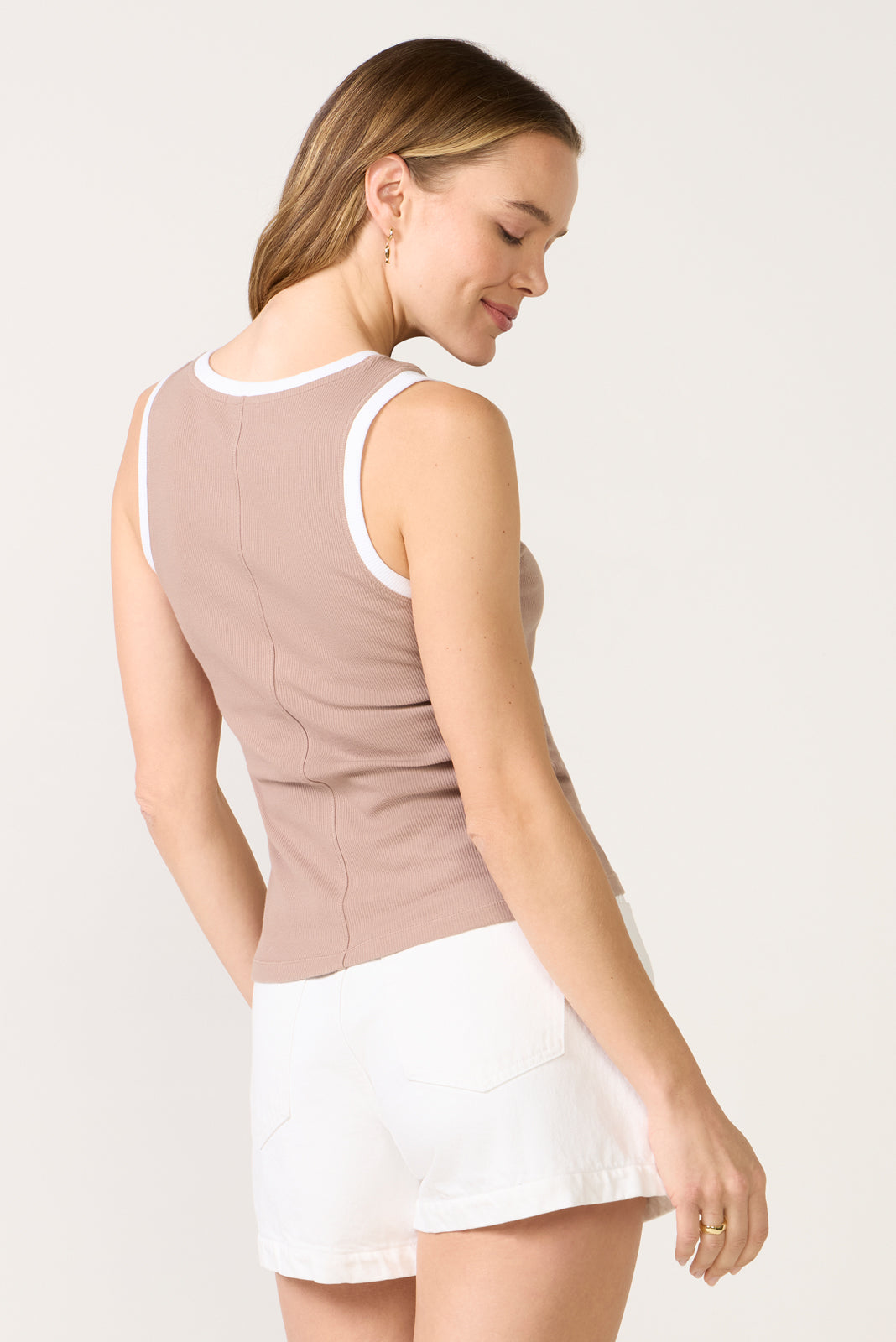 Women's Sirena Colorblocked Rib Tank Top