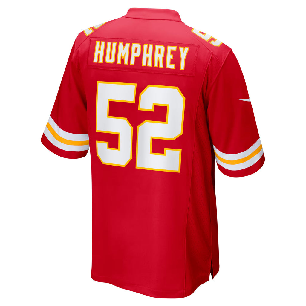 Kansas City Chiefs Creed Humphrey Red Game Jersey