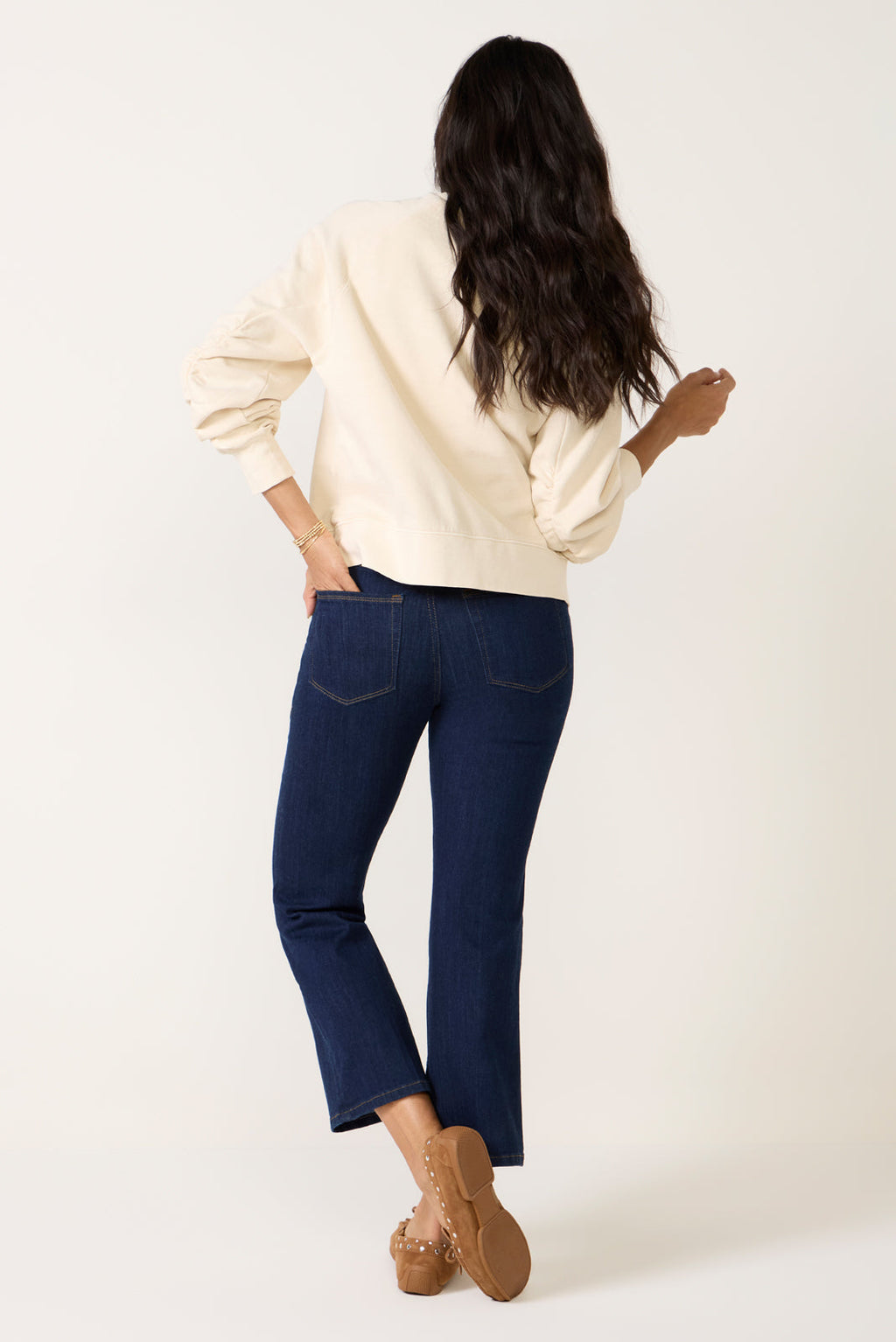 Women's Legs Crop Mini Bootcut Jean