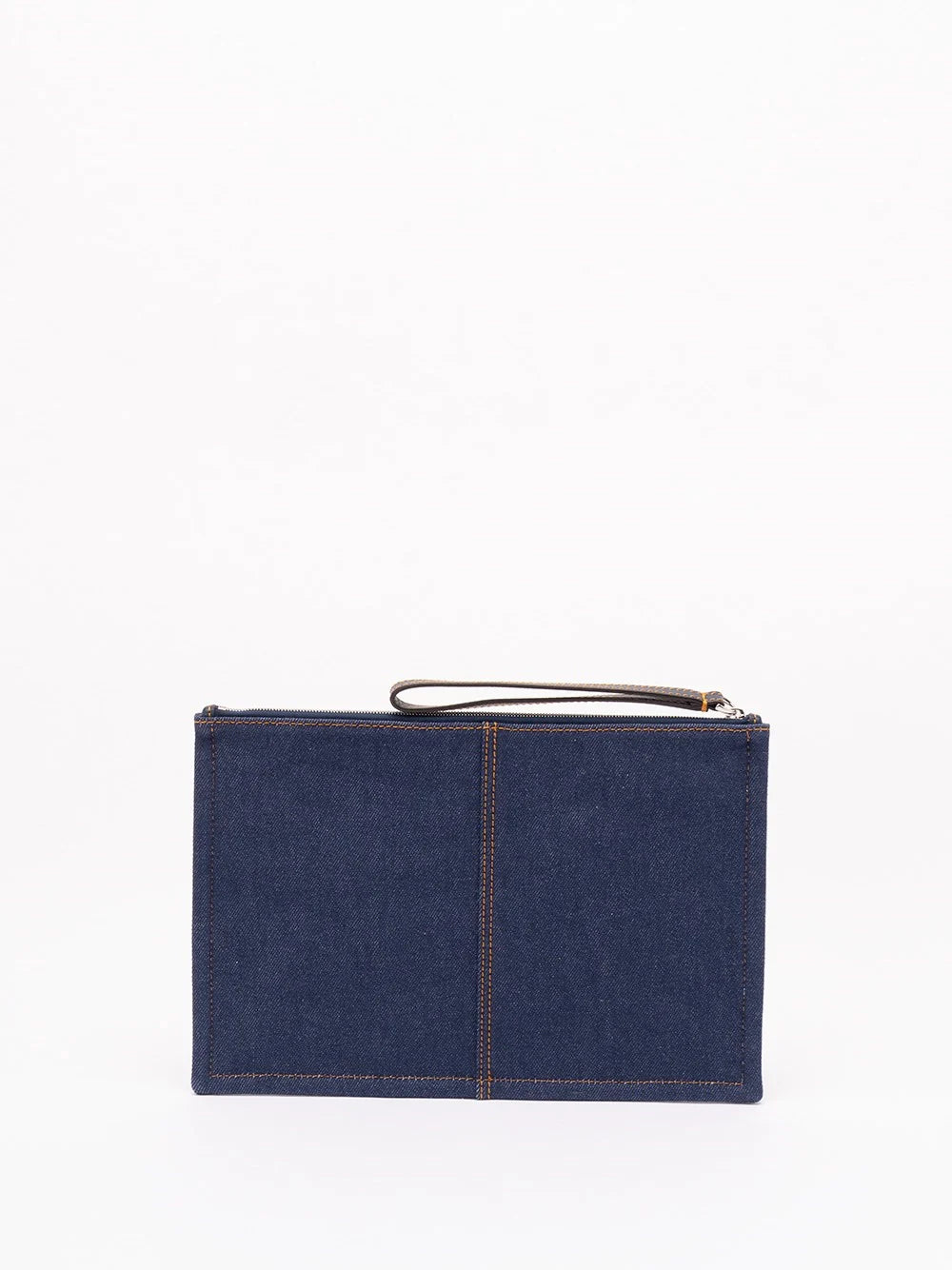 Fendi Men Flat Pouch Denim