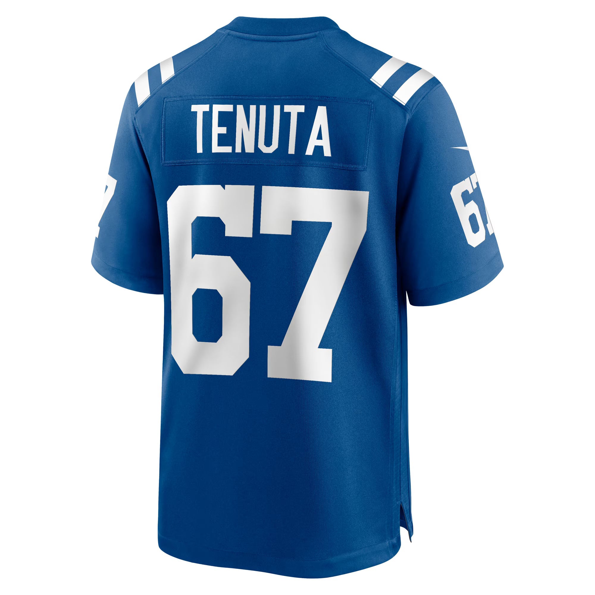 Indianapolis Colts Luke Tenuta Royal Team Game Jersey