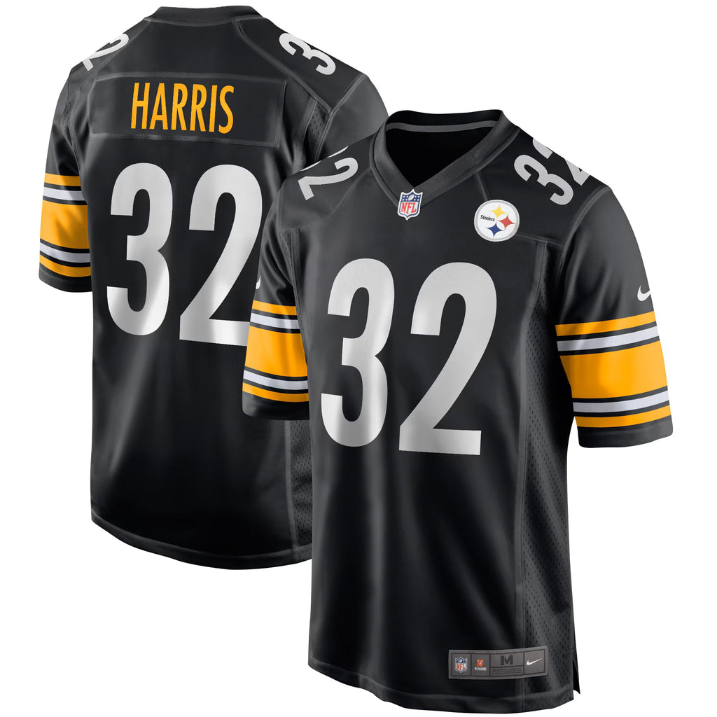 Pittsburgh Steelers Franco Harris Black Game Retired Player Jersey