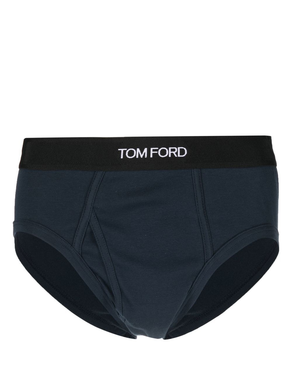 Tom Ford Men Logo-Waistband Cotton Briefs