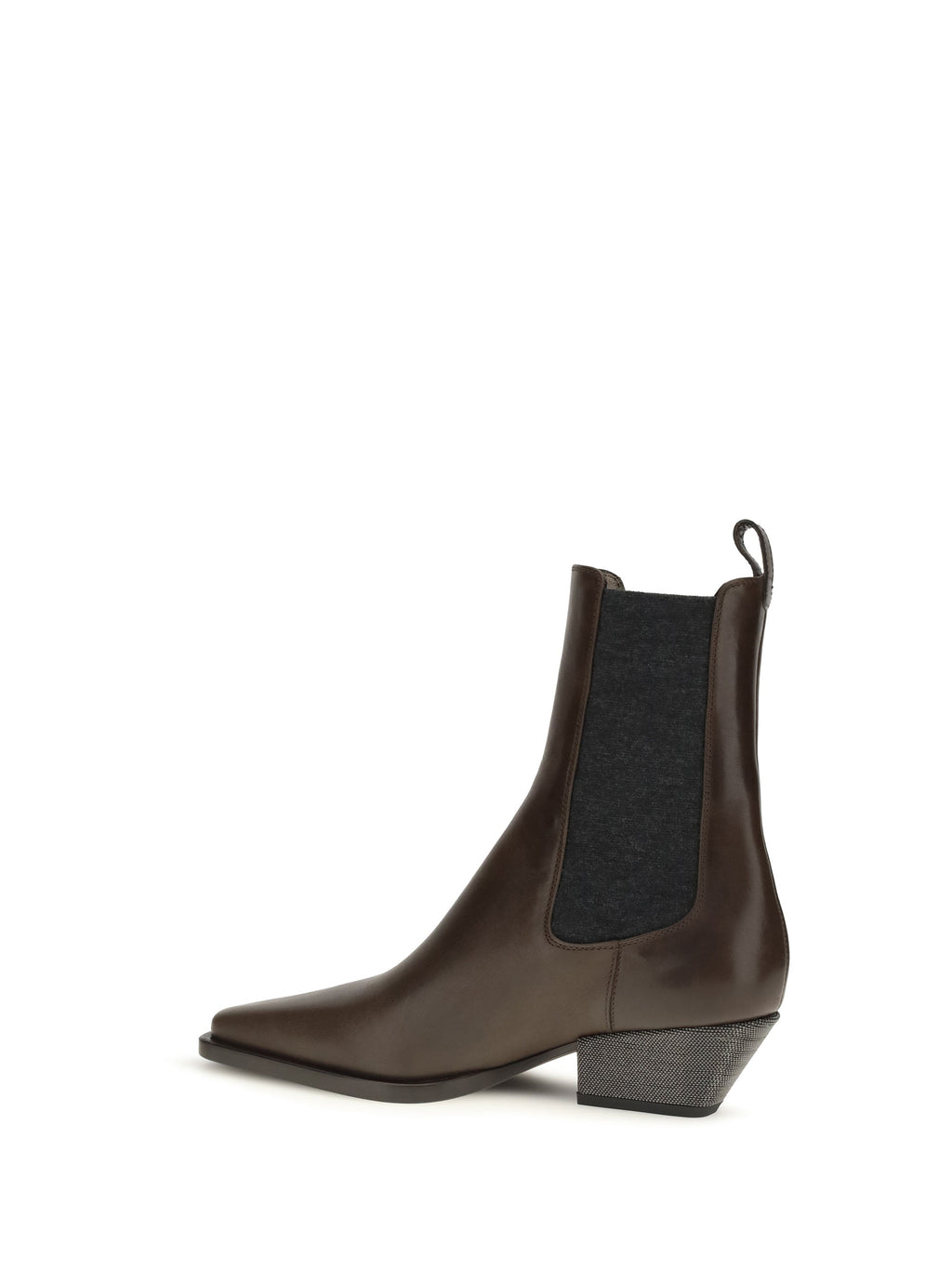 Brunello Cucinelli Women Leather Ankle Boots
