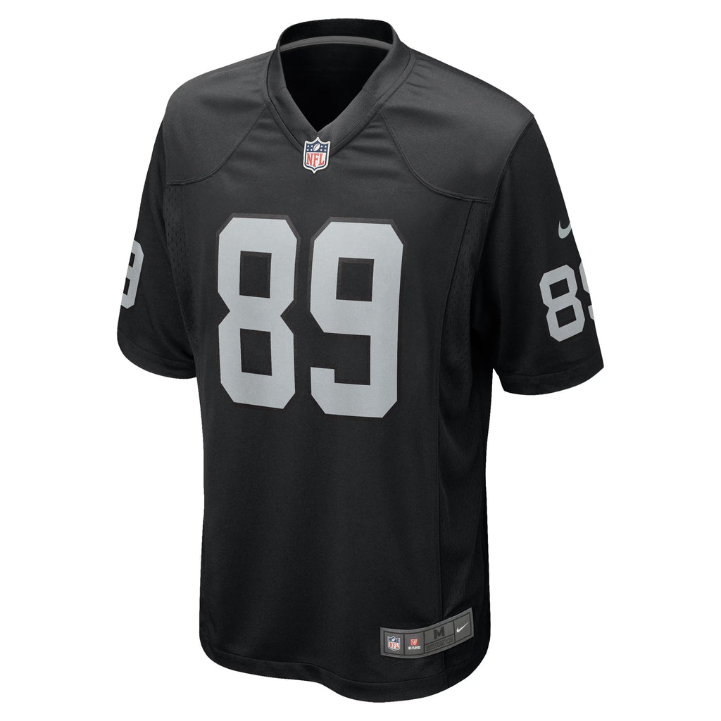 Las Vegas Raiders Brock Bowers Black Player Game Jersey