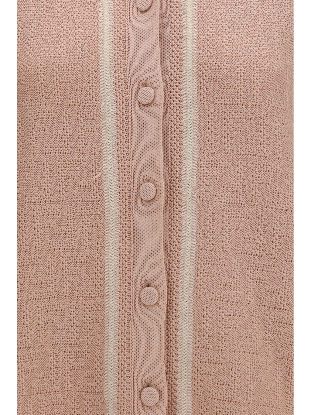 Fendi Women Ff All-Over Crochet Shirt