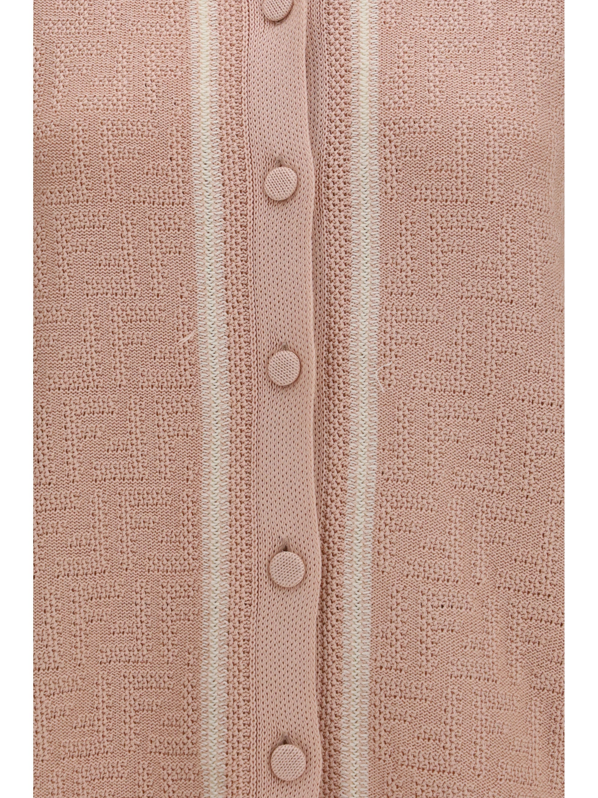 Fendi Women Ff All-Over Crochet Shirt