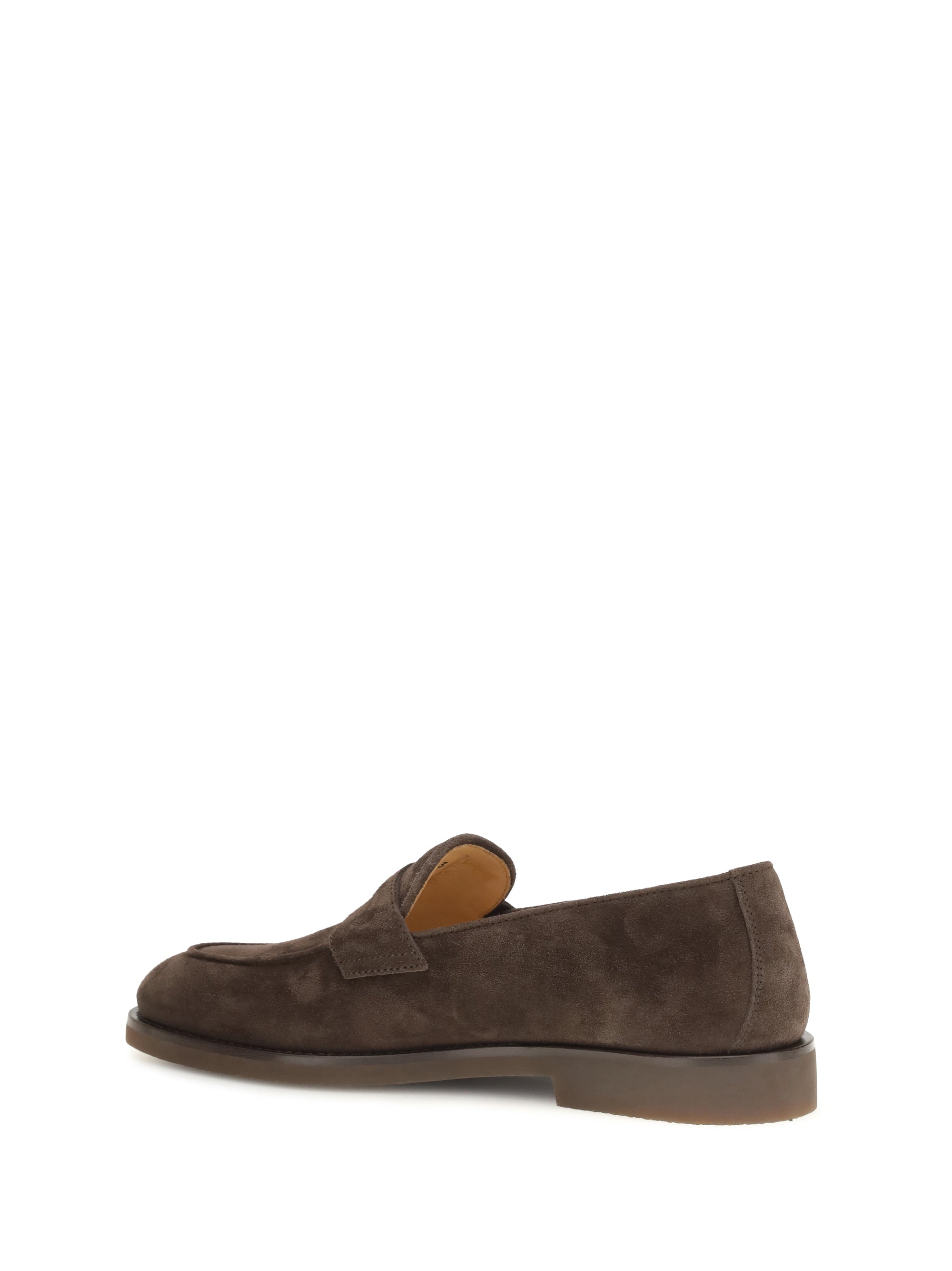 Brunello Cucinelli Men Suede Leather Loafers