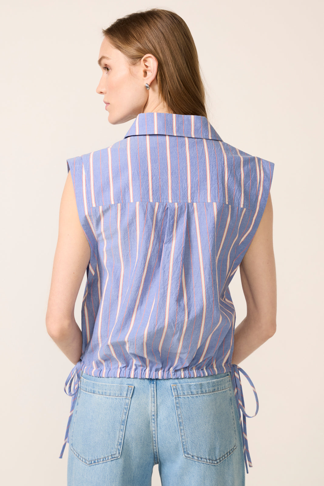 Women's Gwen Side Tie Popover Top