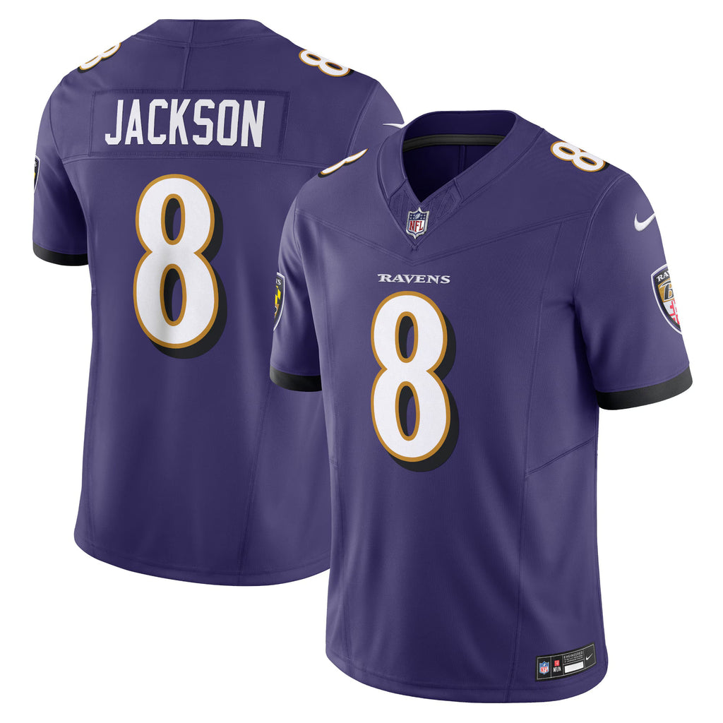 Baltimore Ravens Lamar Jackson Purple Vapor F.U.S.E. Limited Jersey