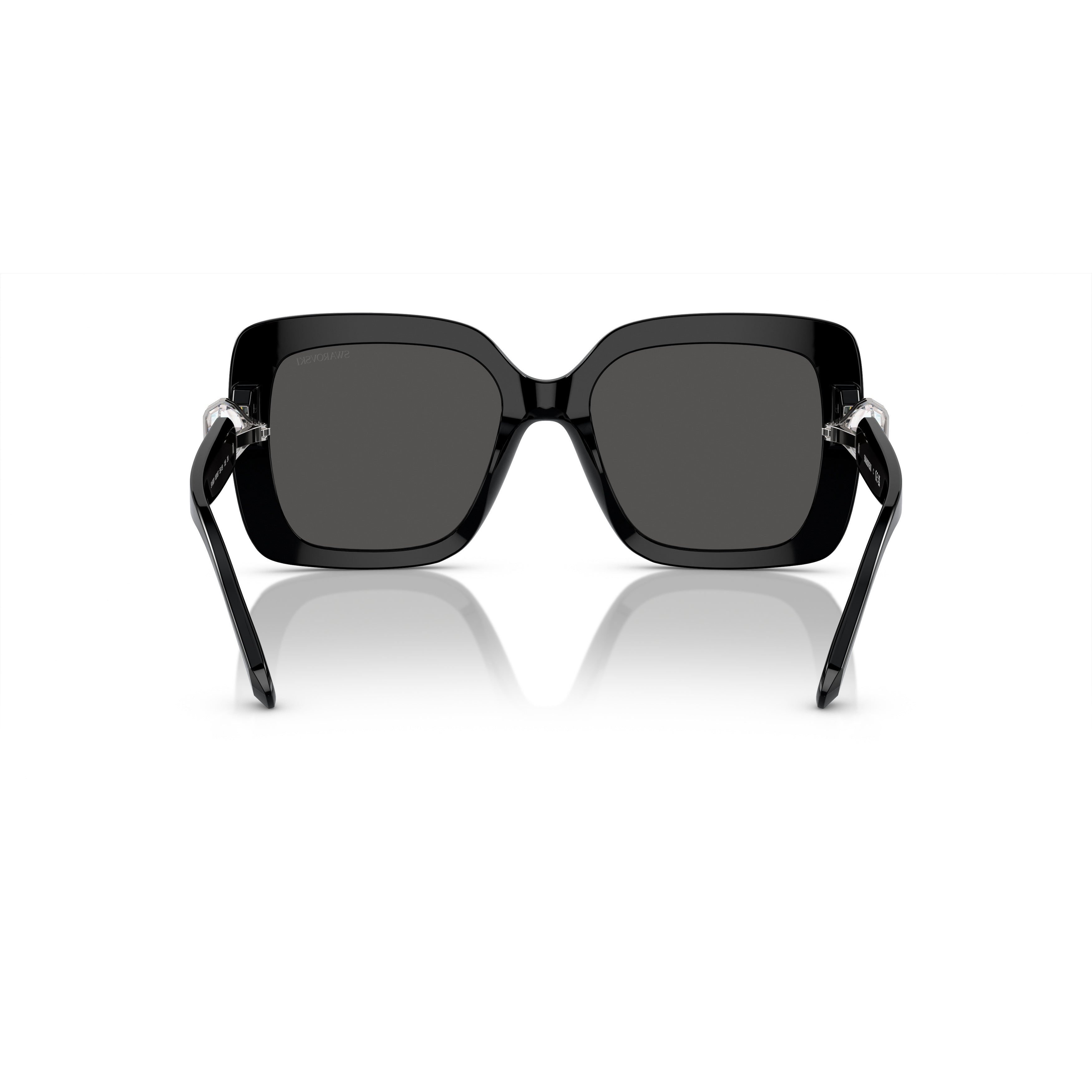 0Sk6001 Oversized Square Frame Sunglasses with Crystal Embellishment