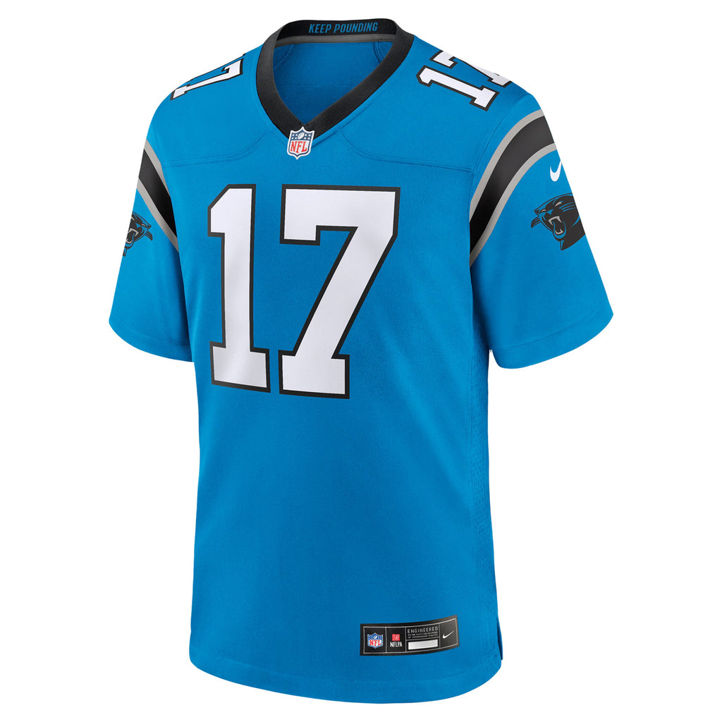 Carolina Panthers Xavier Legette Blue Alternate Game Jersey