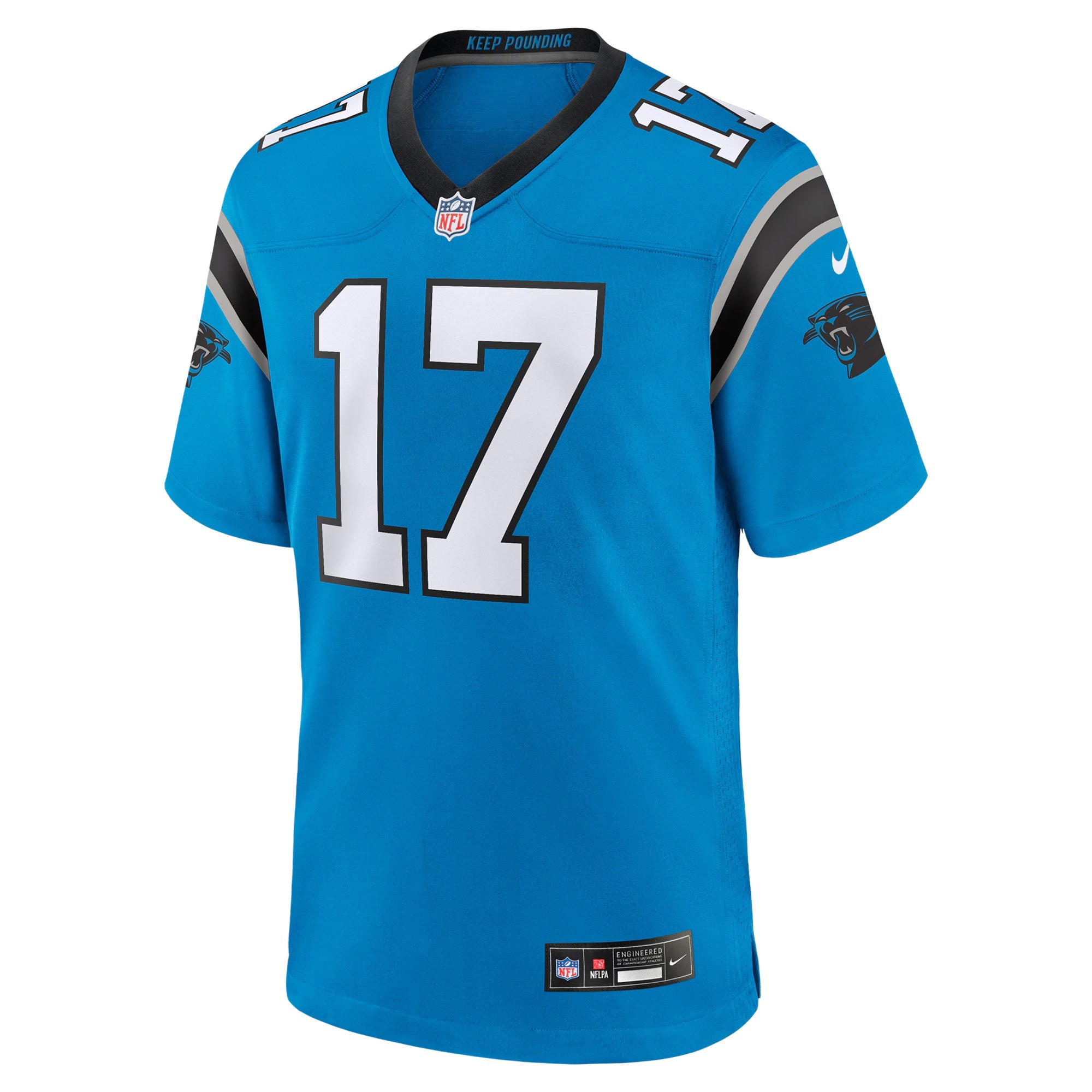 Carolina Panthers Xavier Legette Blue Alternate Game Jersey