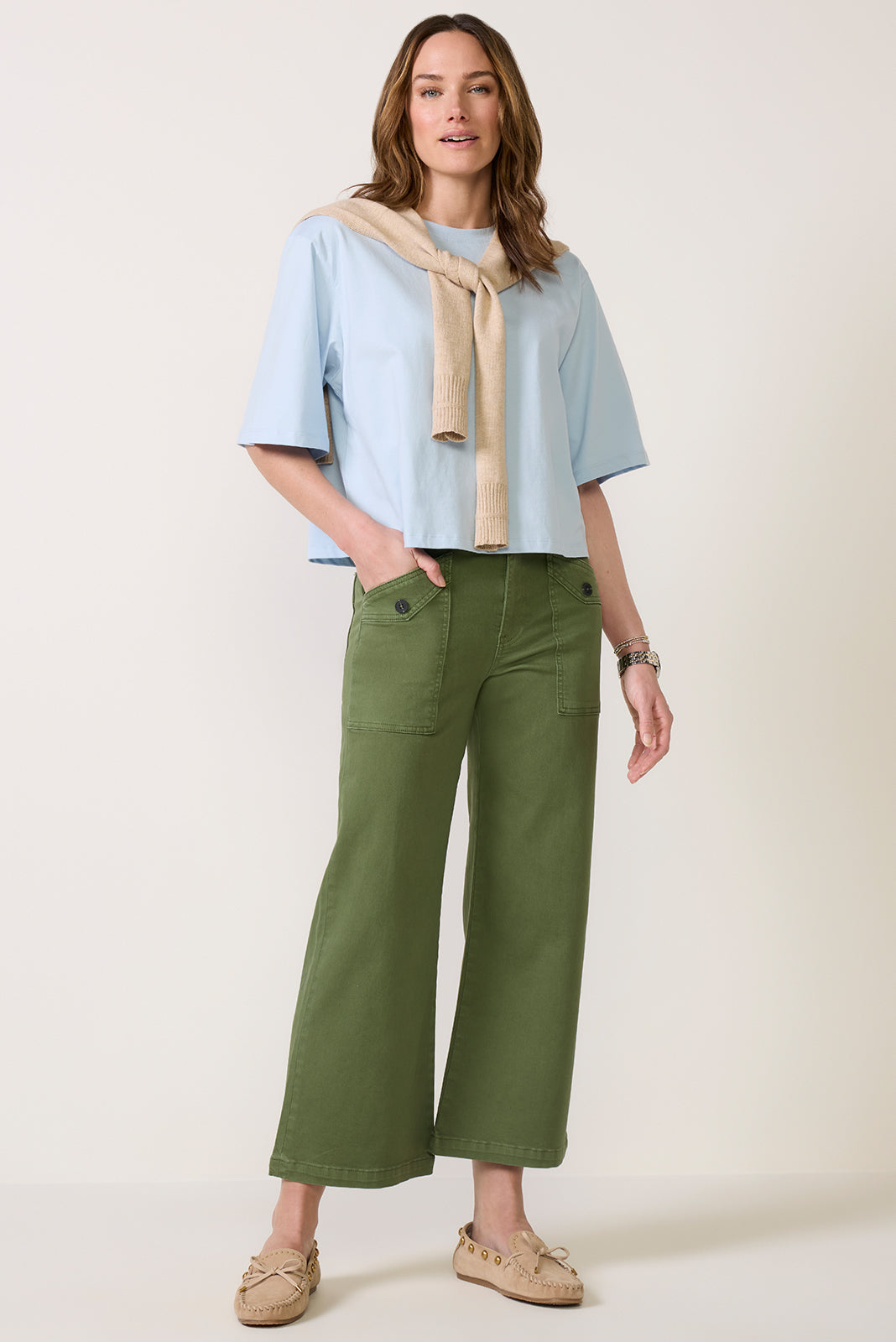 Women's Meg Wide Leg w Utility Pockets Pants