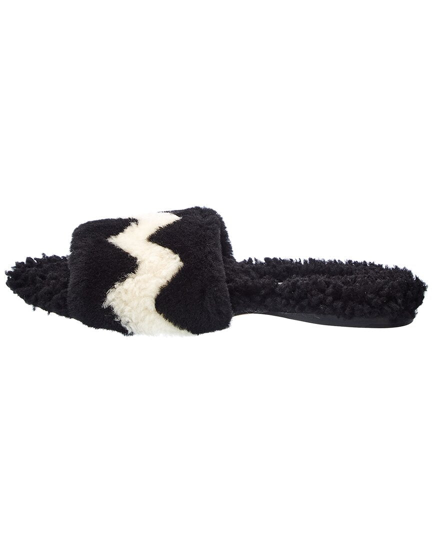 Aquazzura Nomade Shearling Sandal
