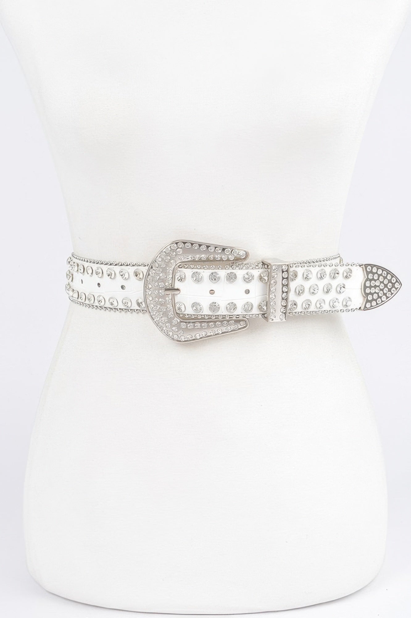 Multi Metal Stone Studded Plus Belt