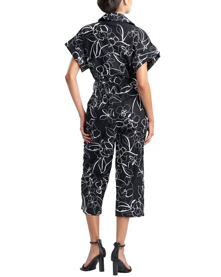 Natori Flower Stencil Jumpsuit