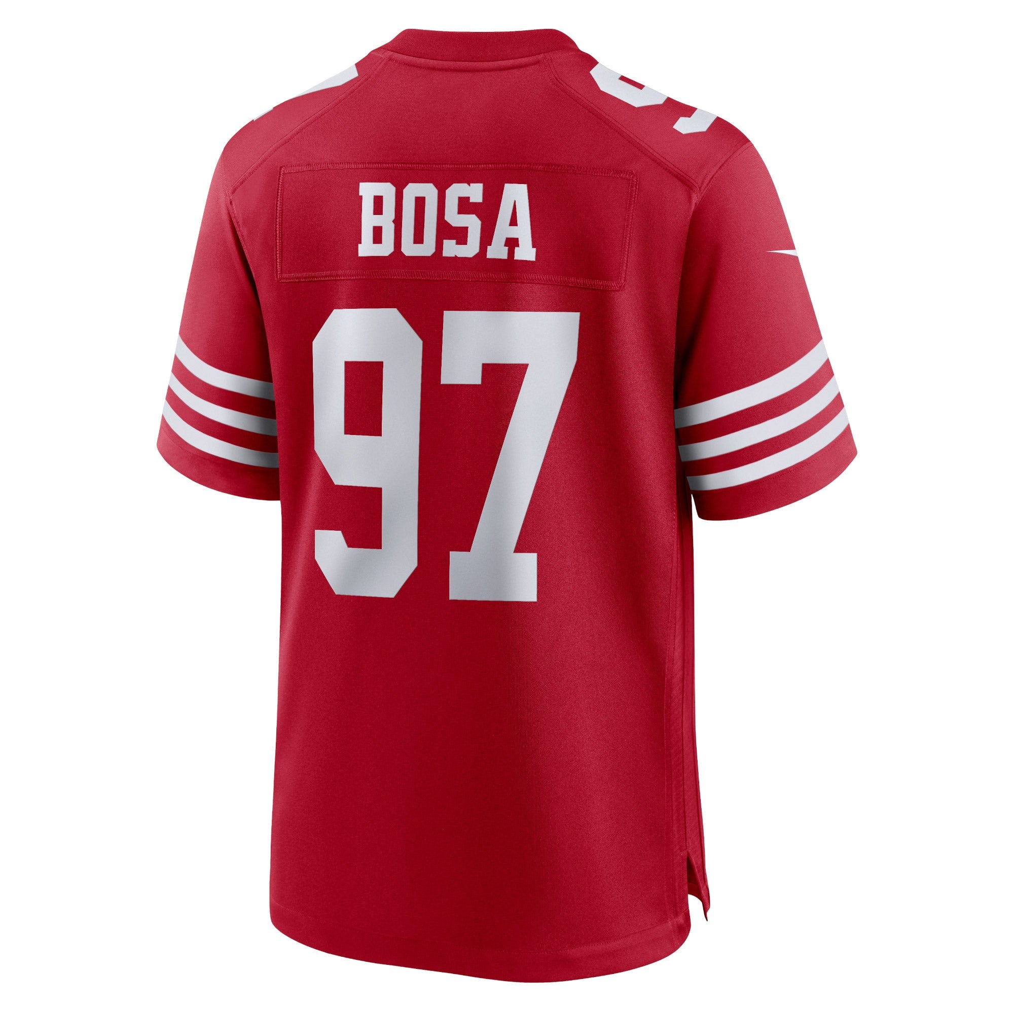 San Francisco 49ers Nick Bosa Scarlet Team Game Jersey