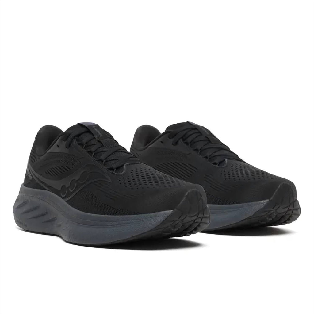 Men's Ride 18 Running Shoes In Black Shadow