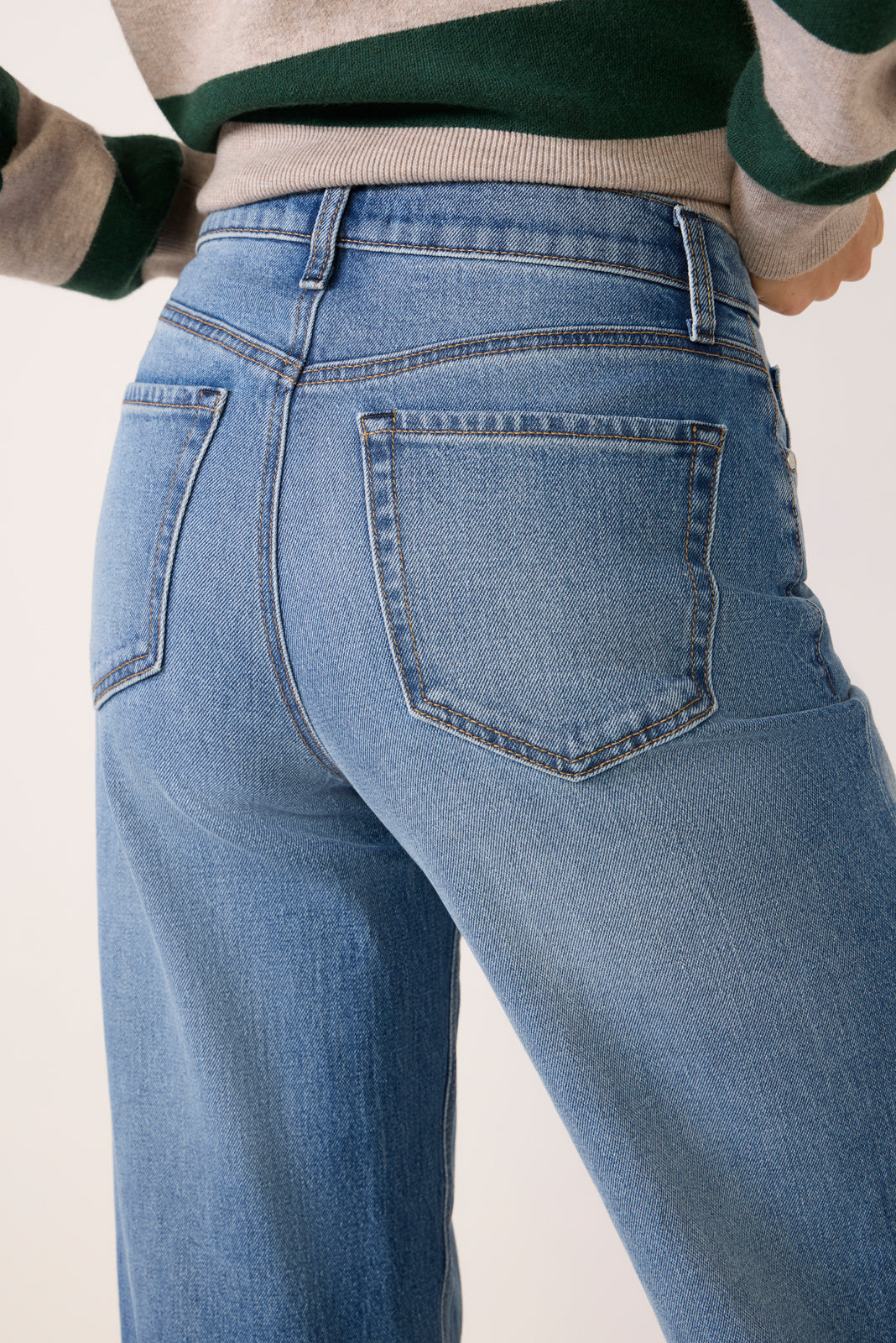 Women's Ever Vintage Hem w Studs Wide Leg Jean