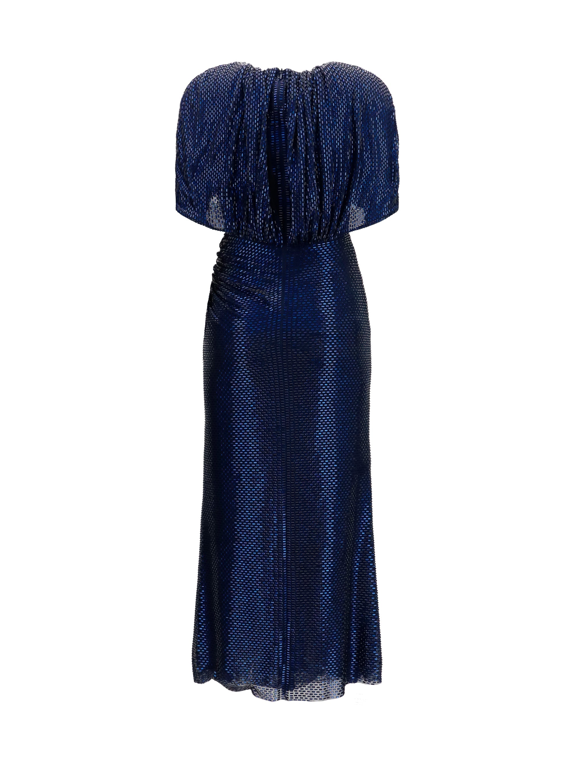 Self-Portrait Women Midi Dress With Cape Sleeves And Crystals