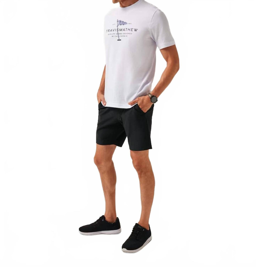 Worth A Shot Short Sleeve Tee In White