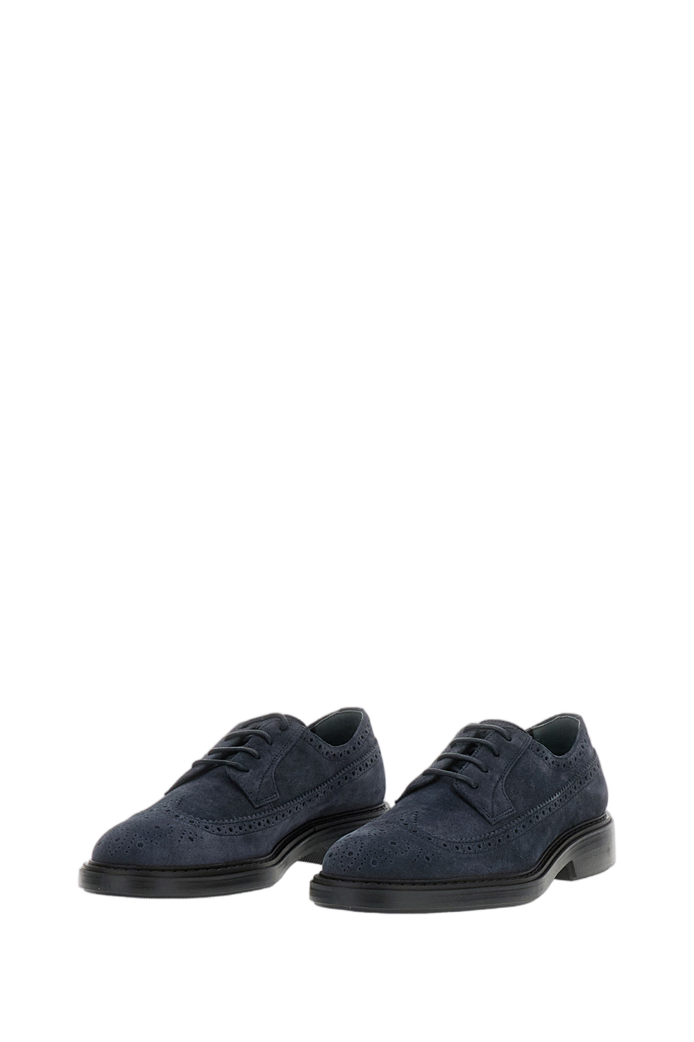 Blue Hogan H704 Derby Bucature Shoes