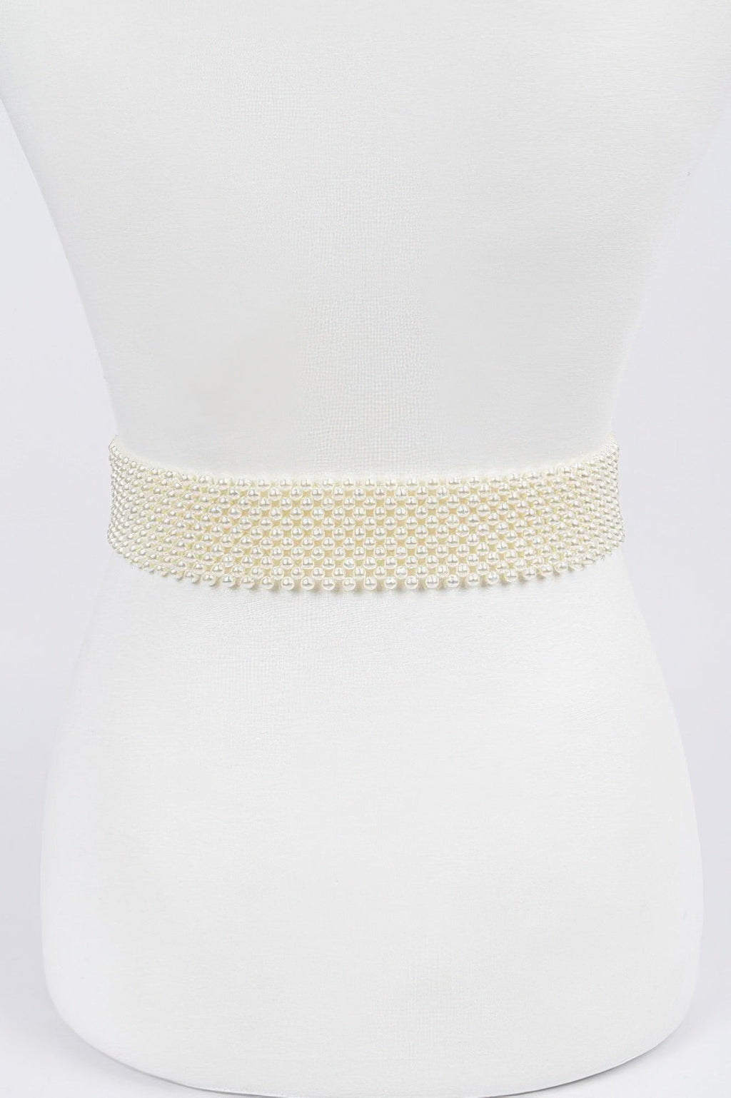 Classic Faux Pearl Beaded Belt