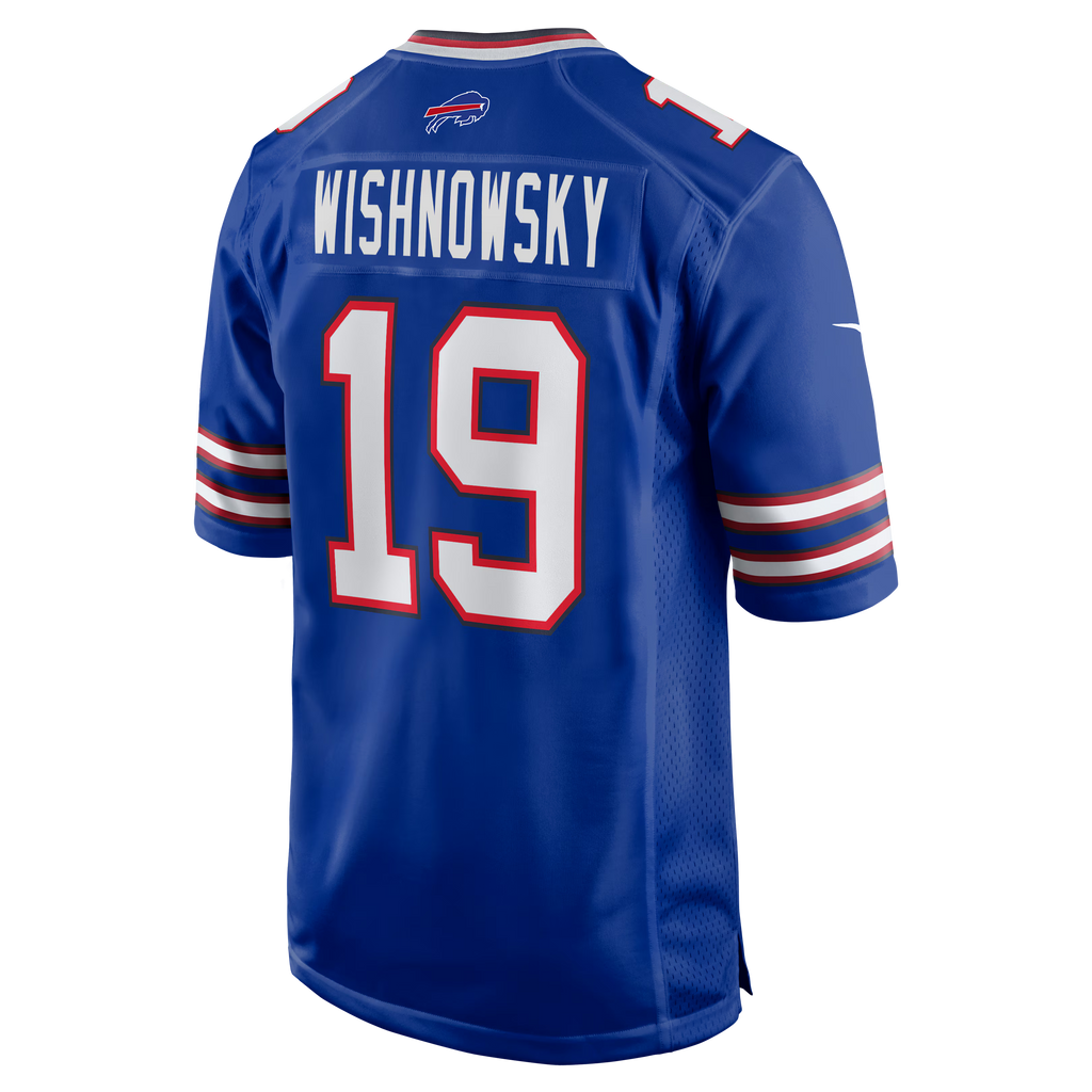 Buffalo Bills Mitch Wishnowsky Royal Team Game Jersey