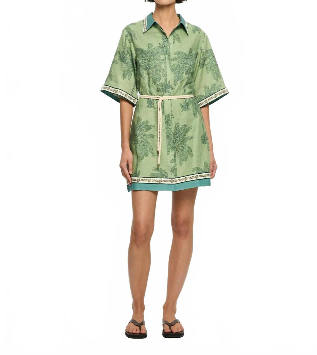 Mini Shirt Dress In Alani