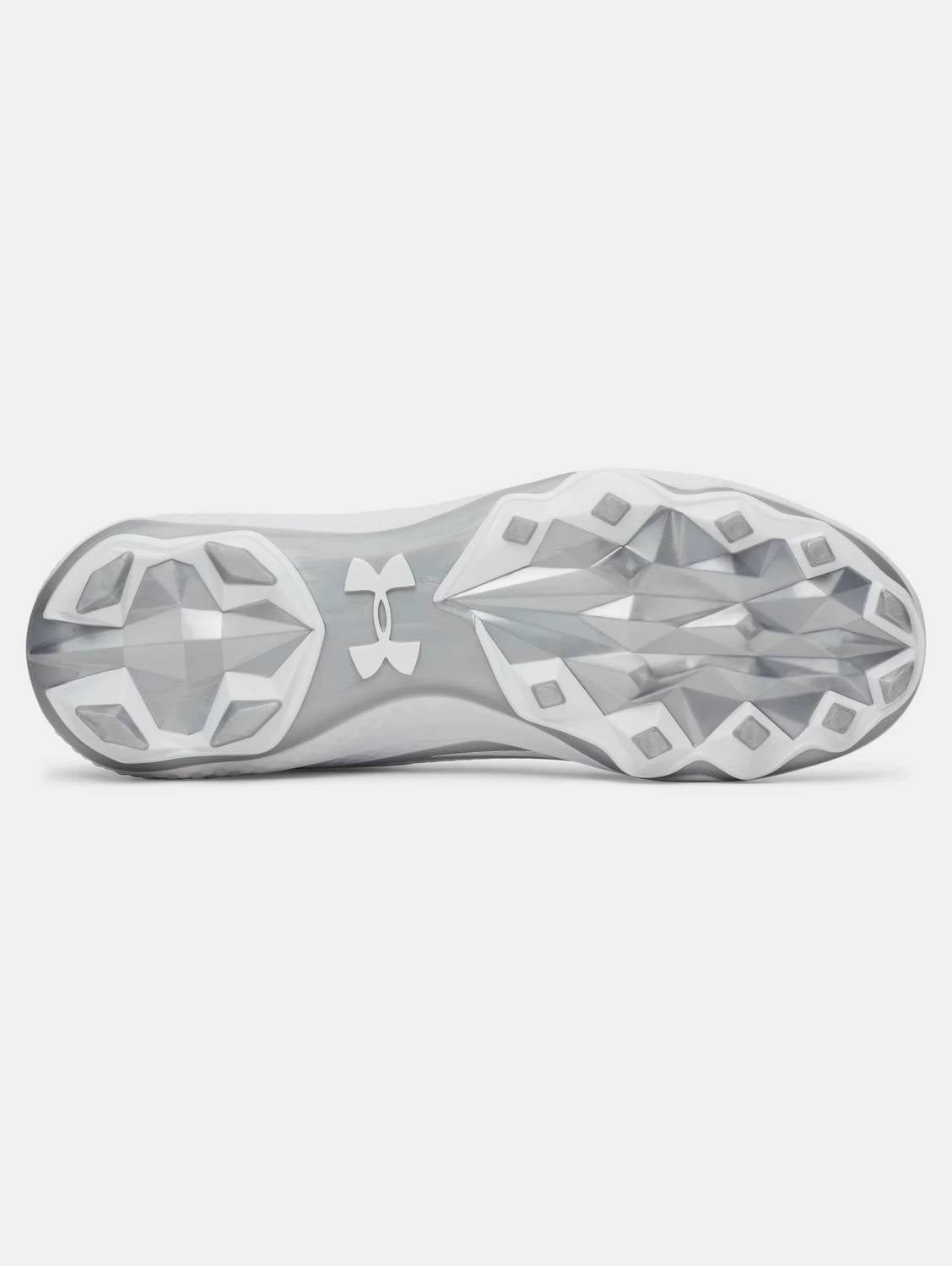 Men's Spotlight Mid Athletic Shoes In White & Silver