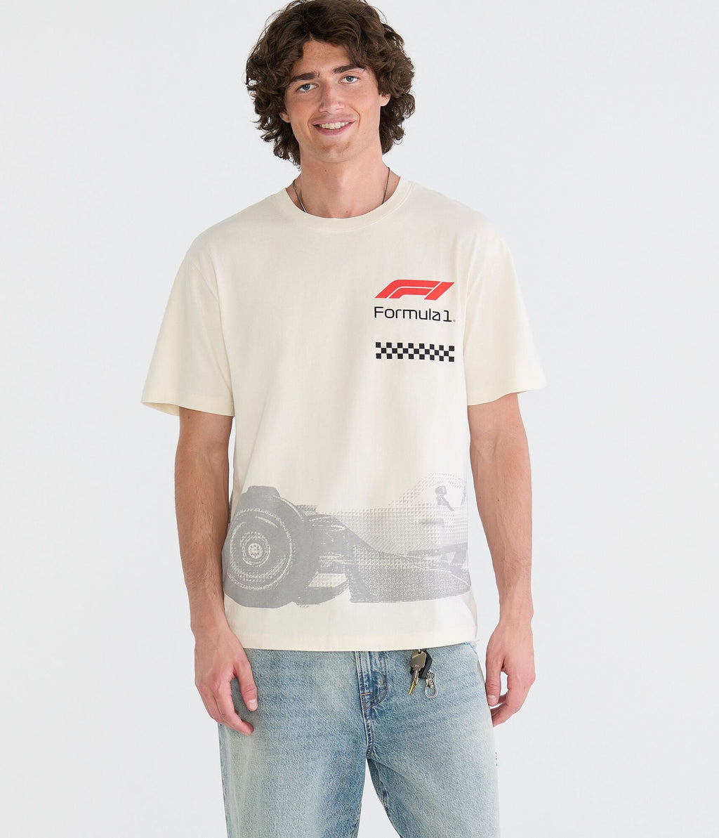 Aeropostale Formula 1 Wraparound Car Relaxed Graphic Tee