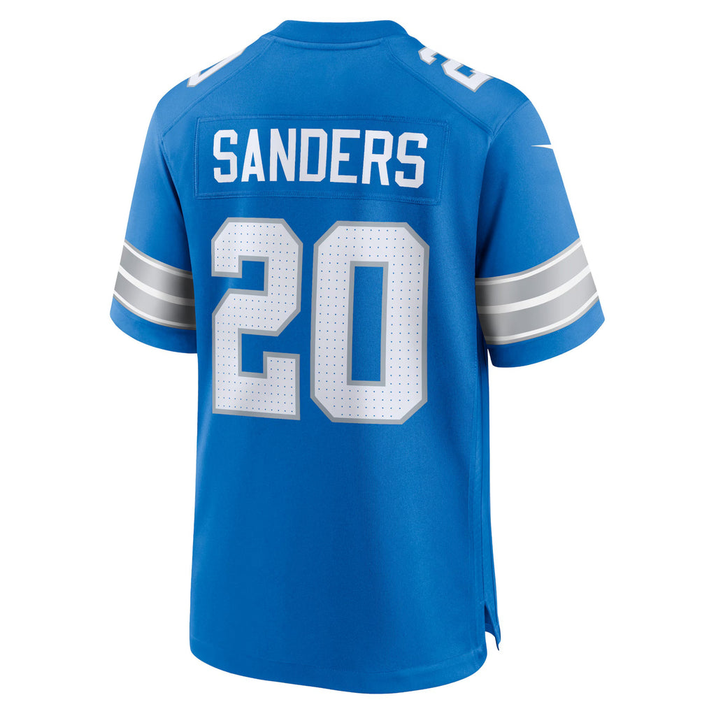 Detroit Lions Barry Sanders Blue Retired Player Game Jersey