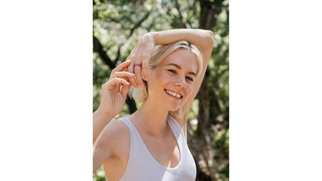 Women's Pela Modern Ring In Cassis